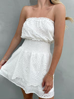 CARA EYELET DRESS