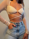 ZIGGY MESH BRA TOP