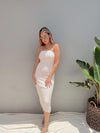 CHABELI WHITE MIDI DRESS
