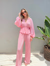 SOFIA PLEATED PANT SET