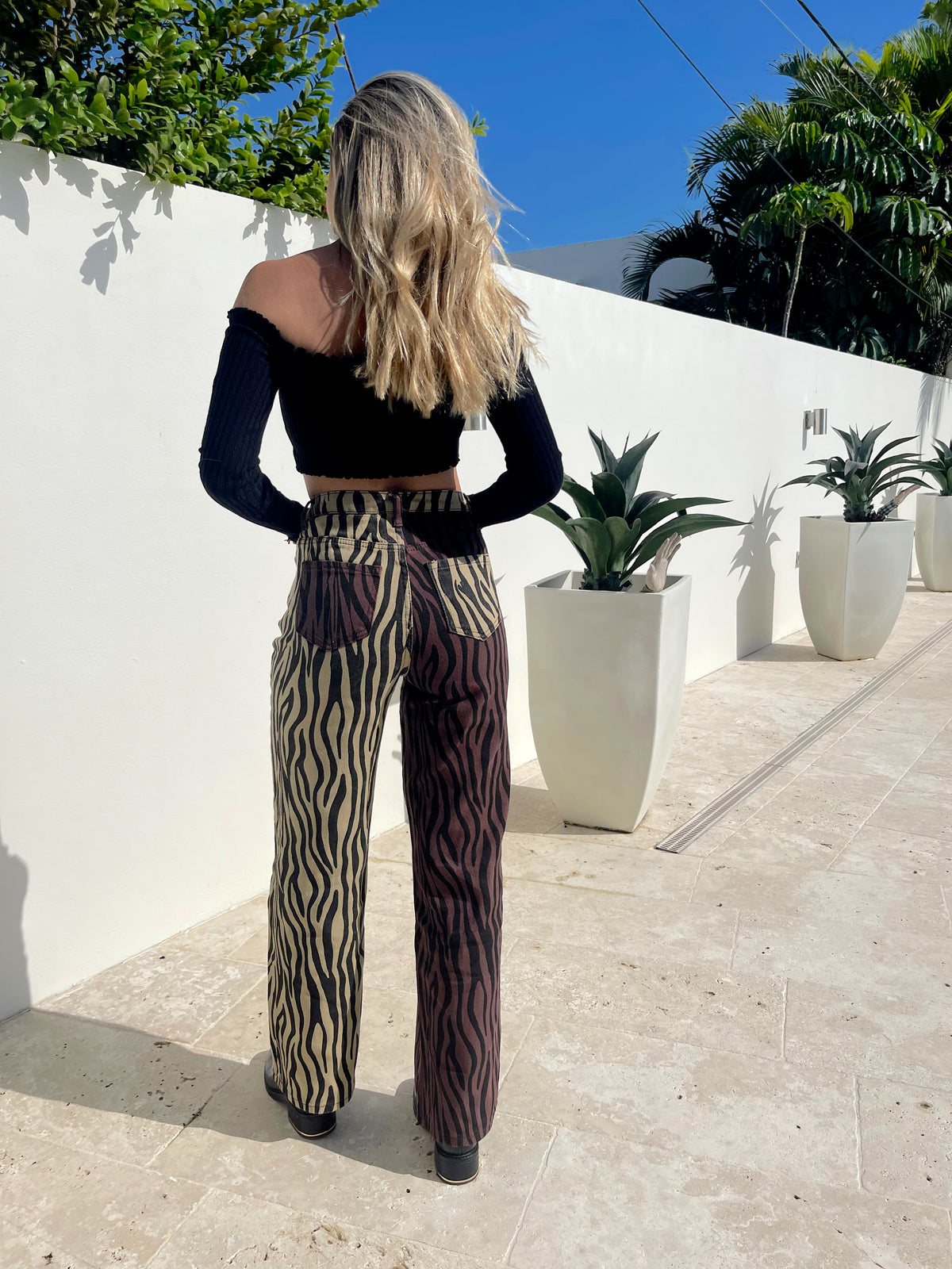 LOVELYN ZEBRA PANTS