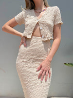 GENESIS BEIGE SKIRT SET