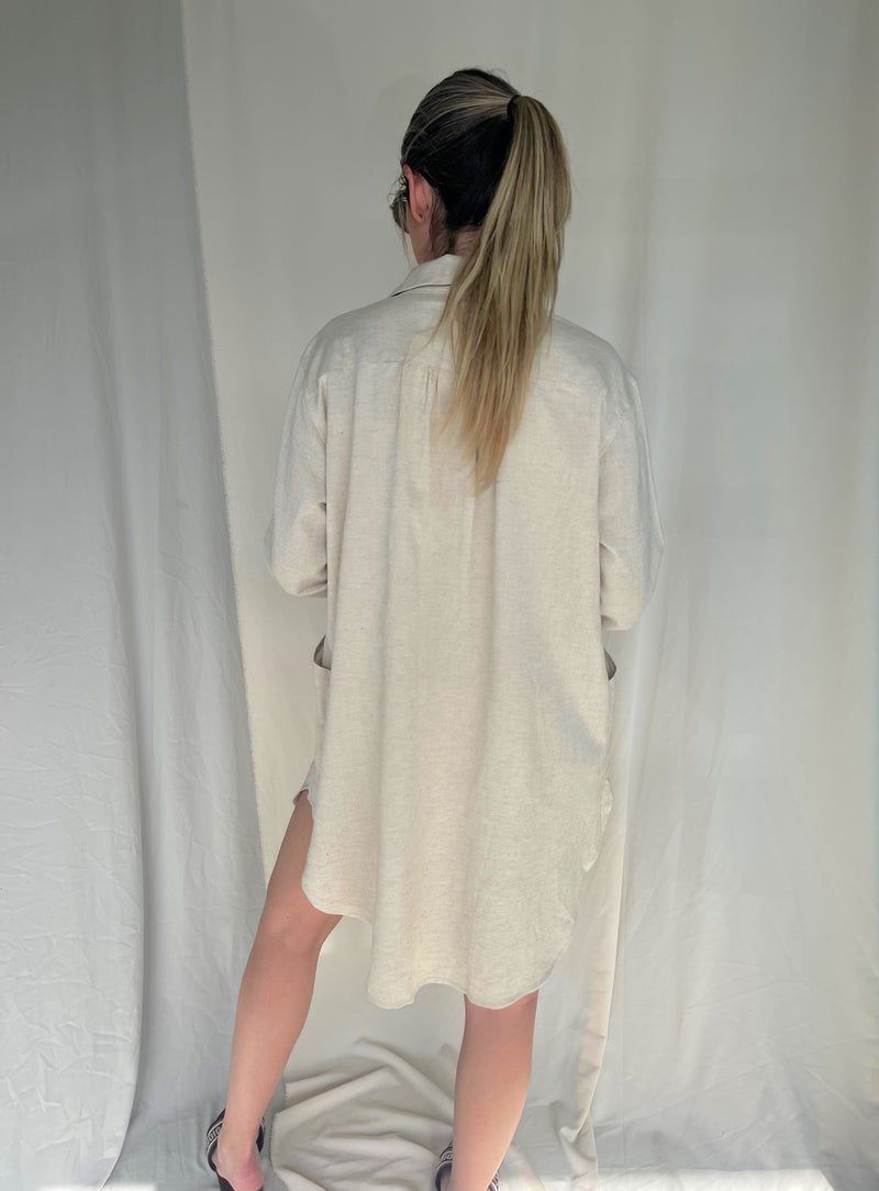 EVIAN LINEN COVERUP