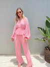 SOFIA PLEATED PANT SET