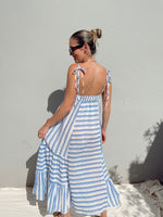 ROSALEE BLUE STRIPE MAXI
