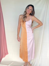 CECI TWO TONED DRESS