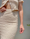 GENESIS BEIGE SKIRT SET