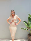 GENESIS BEIGE SKIRT SET