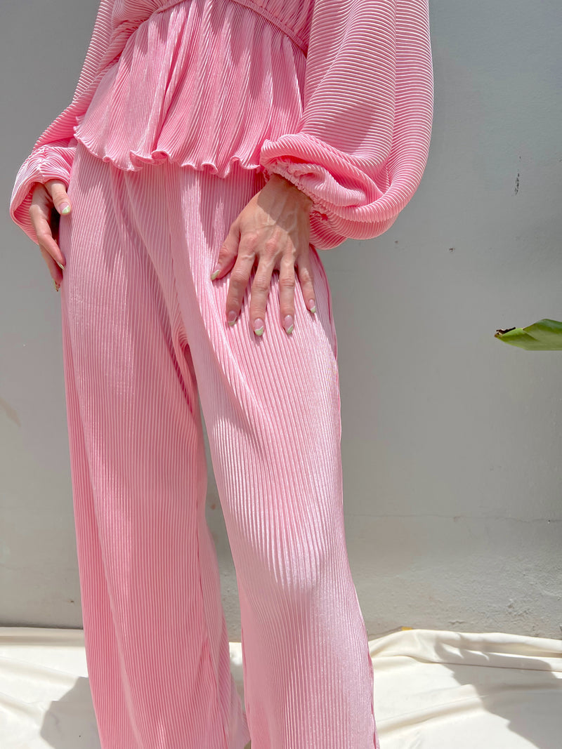 SOFIA PLEATED PANT SET