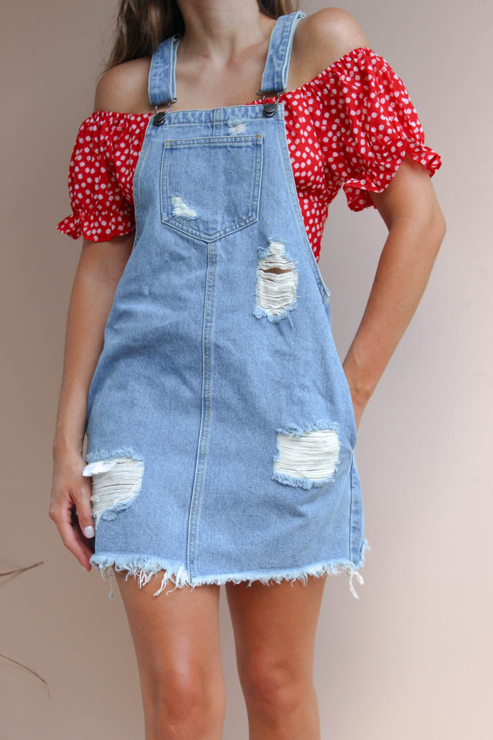HAUYNE DENIM OVERALL