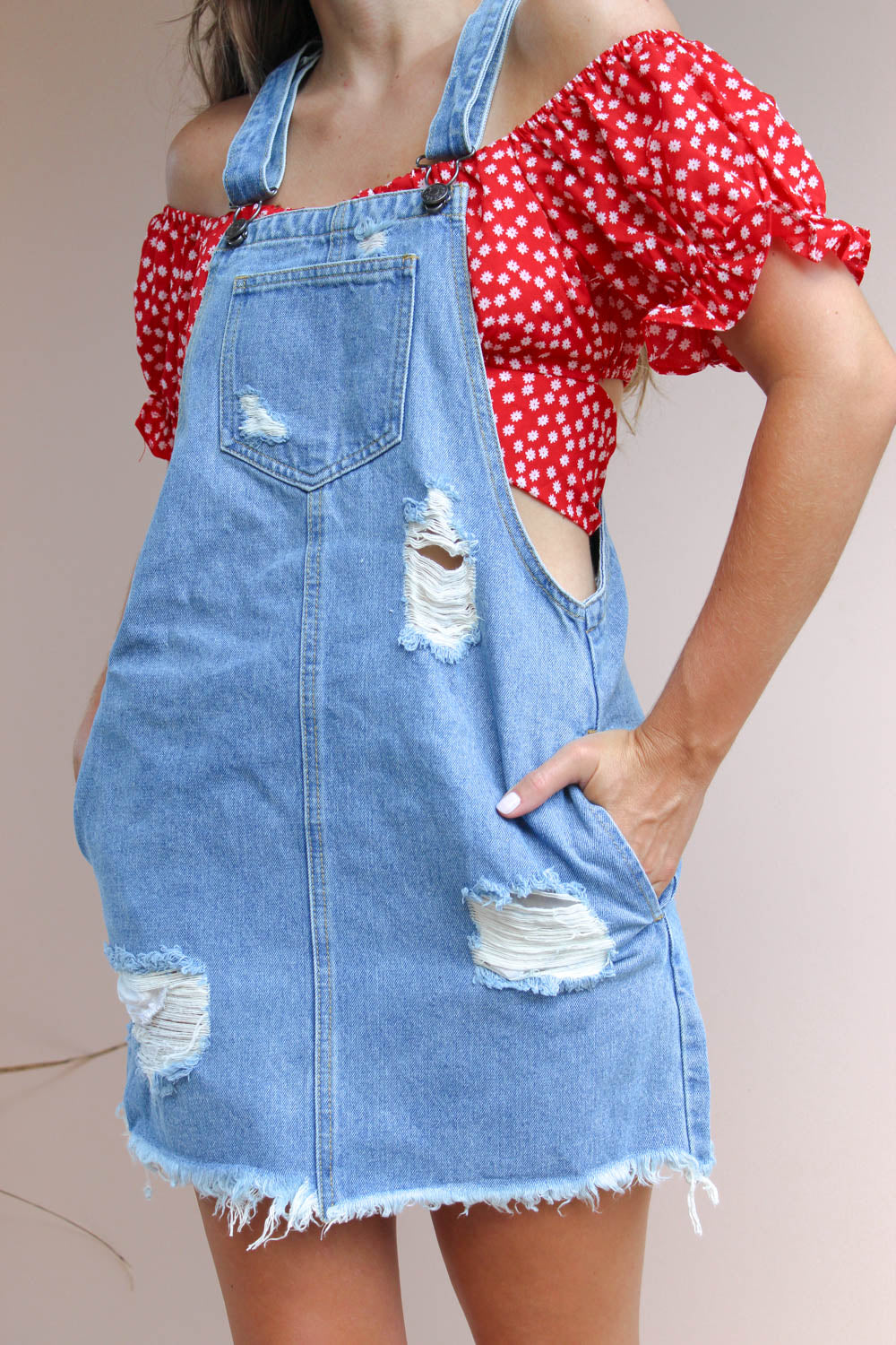 HAUYNE DENIM OVERALL
