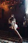 CHARLOTTE TASSEL MINI DRESS