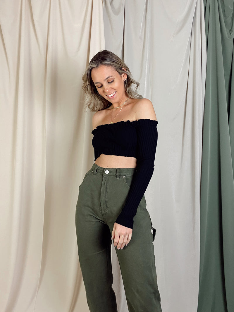 PORTIA OFF THE SHOULDER TOP