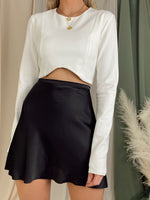 EULALIA BLACK SKIRT