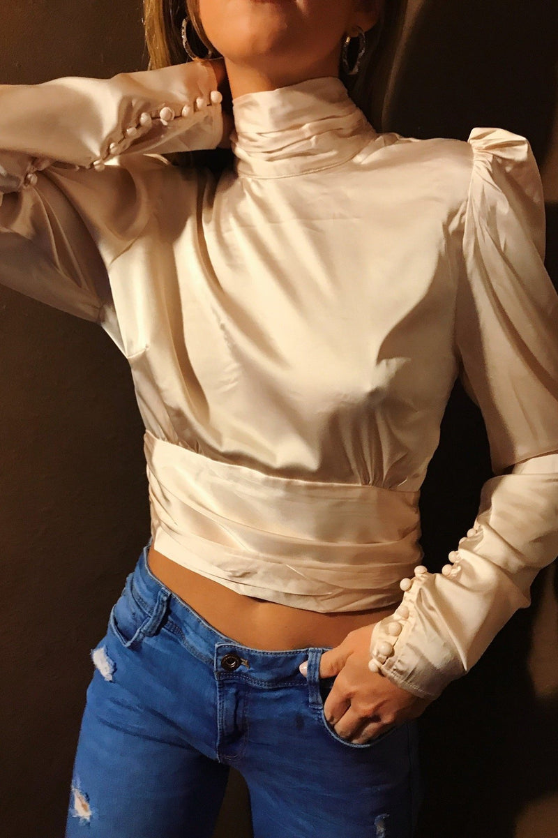 SIOBHAN BONE WHITE TOP
