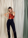 NERVE METALLIC BODYSUIT