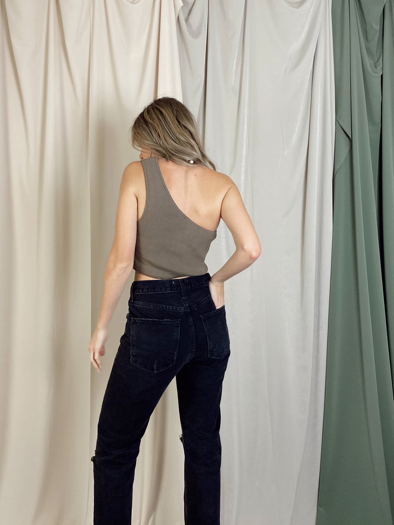 POPPY ONE SHOULDER TOP
