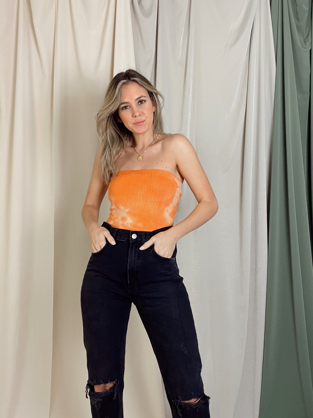 KYANITE ORANGE BODYSUIT