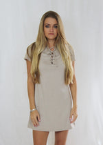 UPTOWNER SUEDE DRESS