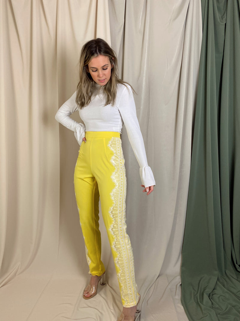 BRITTON LACE PANTS