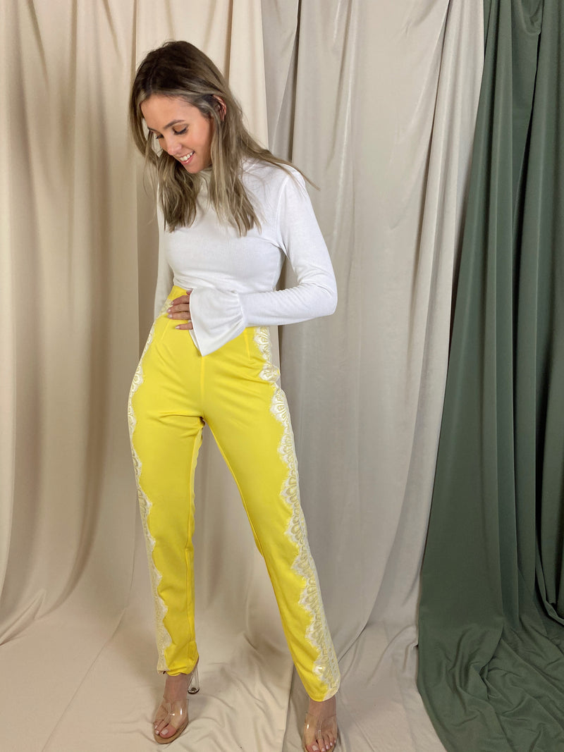 BRITTON LACE PANTS