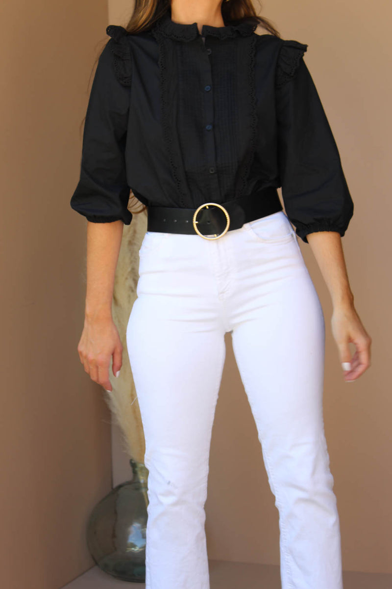IRIS BUTTON DOWN BLOUSE