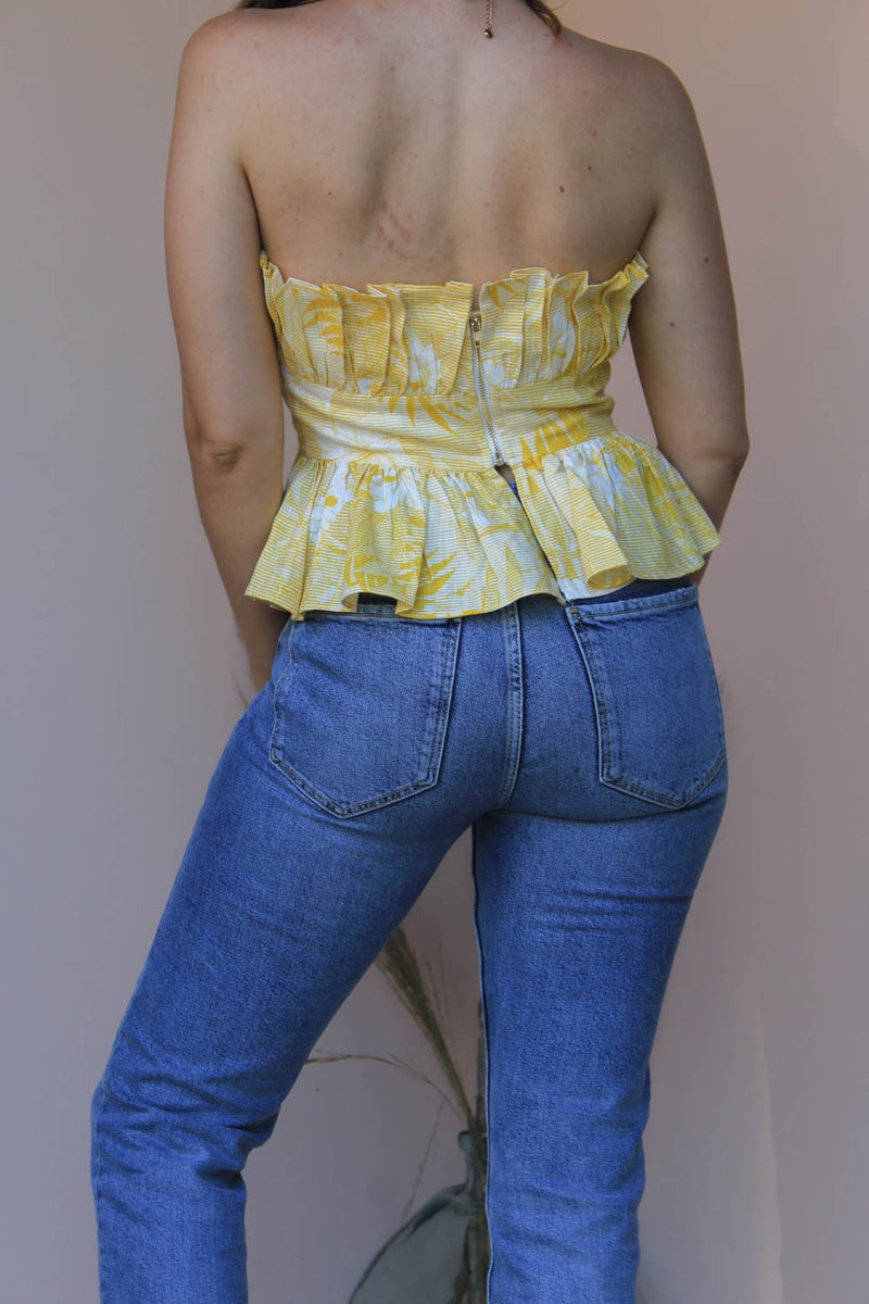 LOTTIE STRAPLESS TOP