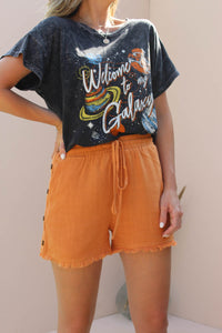 LOUISE ORANGE SHORTS