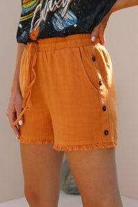 LOUISE ORANGE SHORTS