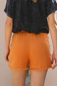 LOUISE ORANGE SHORTS