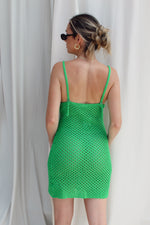 MIA CROCHET MINI DRESS