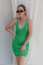 MIA CROCHET MINI DRESS