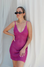 MIA CROCHET MINI DRESS