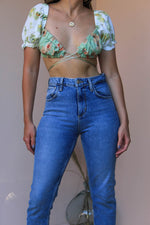 ORE FLORAL CROP TOP