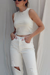 PAOLA RIBBED TEE