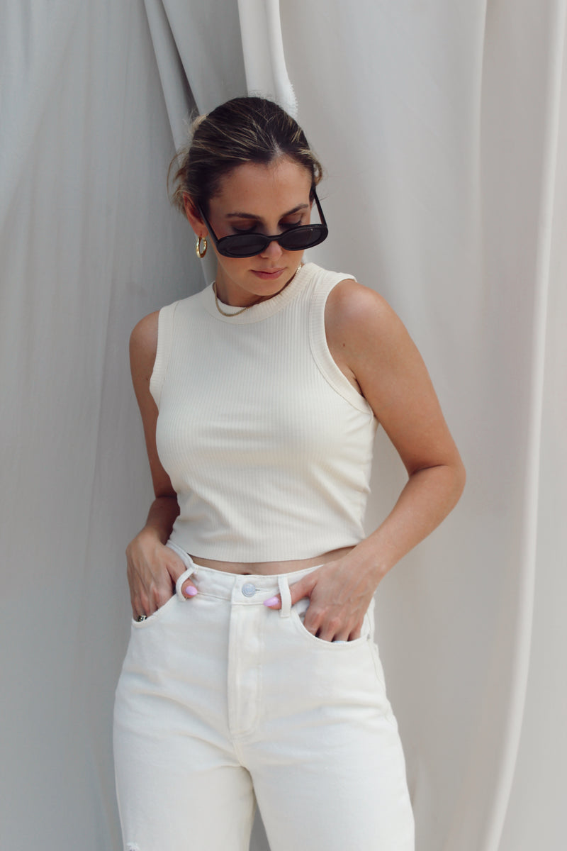 PAOLA RIBBED TEE