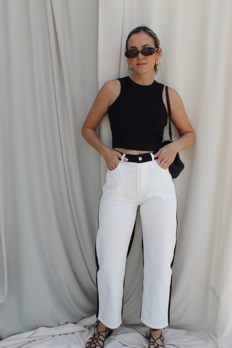 PAOLA RIBBED TEE