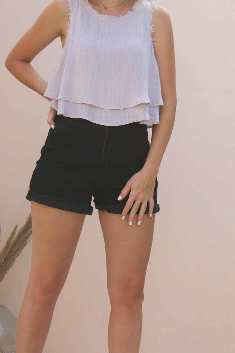 PAXTON LILAC TOP