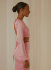 FLORENCE MAXI SKIRT BABY PINK