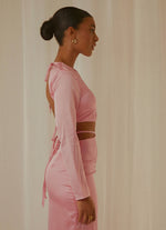 FLORENCE MAXI SKIRT BABY PINK
