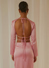 FLORENCE MAXI SKIRT BABY PINK