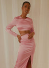 FLORENCE MAXI SKIRT BABY PINK