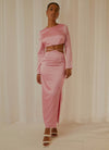 FLORENCE MAXI SKIRT BABY PINK