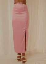 FLORENCE MAXI SKIRT BABY PINK