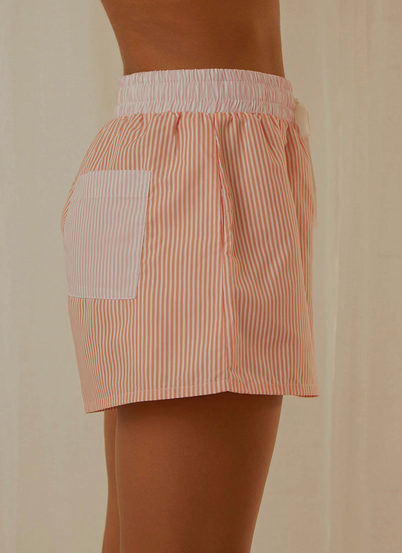 HIDEAWAY SHERBERT STRIPE SHORTS