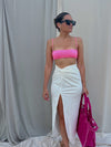 NOMI KNOT MIDI SKIRT