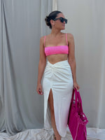 NOMI KNOT MIDI SKIRT