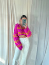 RAINE SWEATER TOP PINK