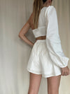 ANTONELLA WHITE SHORT SET