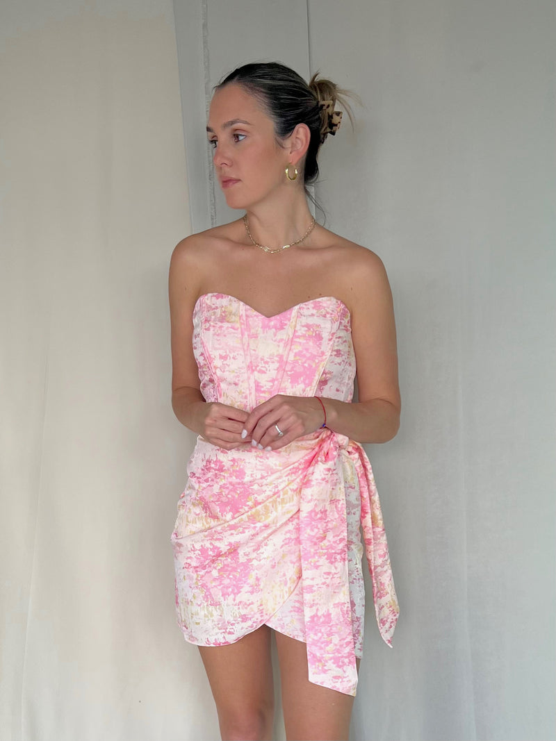 LANE CORSET MINI DRESS